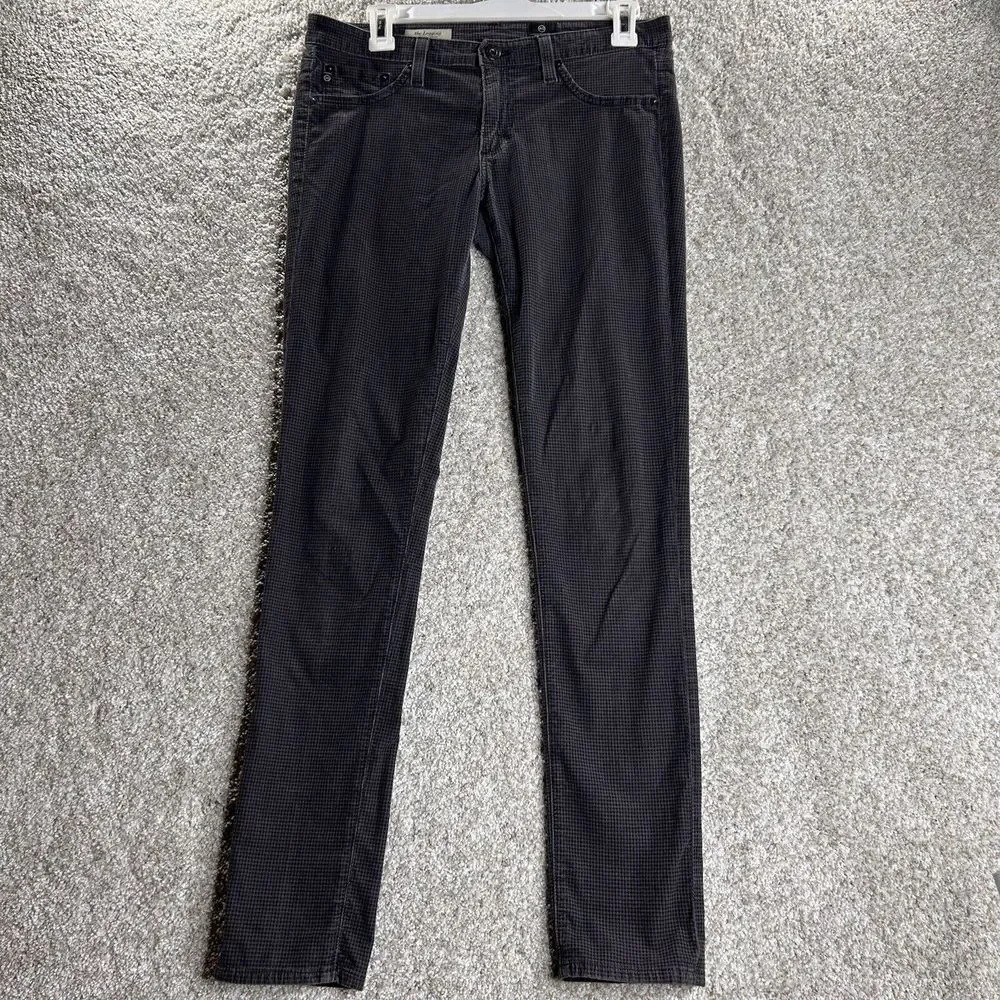 Adriano Goldschmied‎ The Legging Super Skinny Pants Women's Size 29r Check Plaid